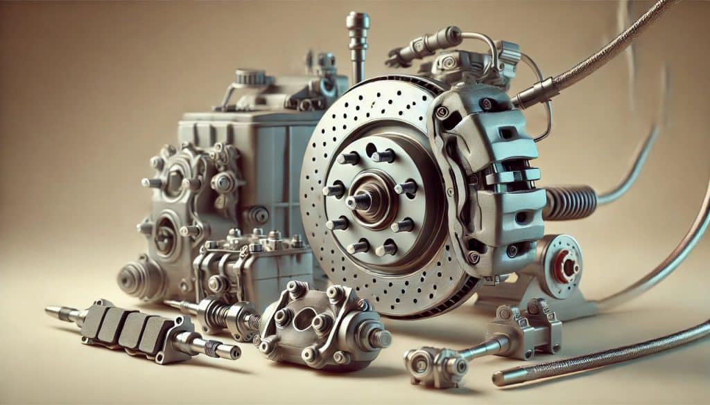 components of car brake system