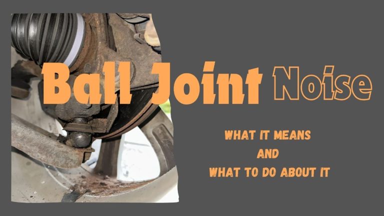 ball joint noise