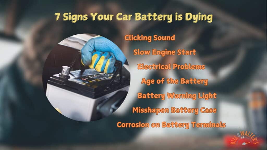 car battery signs of dying