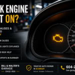 Check engine light diagnosis and auto repair service in Burnaby at Bill & Walter’s Garage
